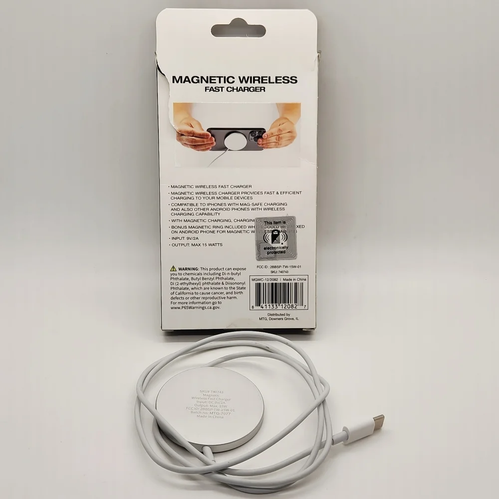 PowerXcel magnetic wireless fast charger